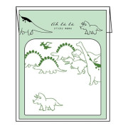 日本製 圖案便利貼: dinosaurs (30張入)