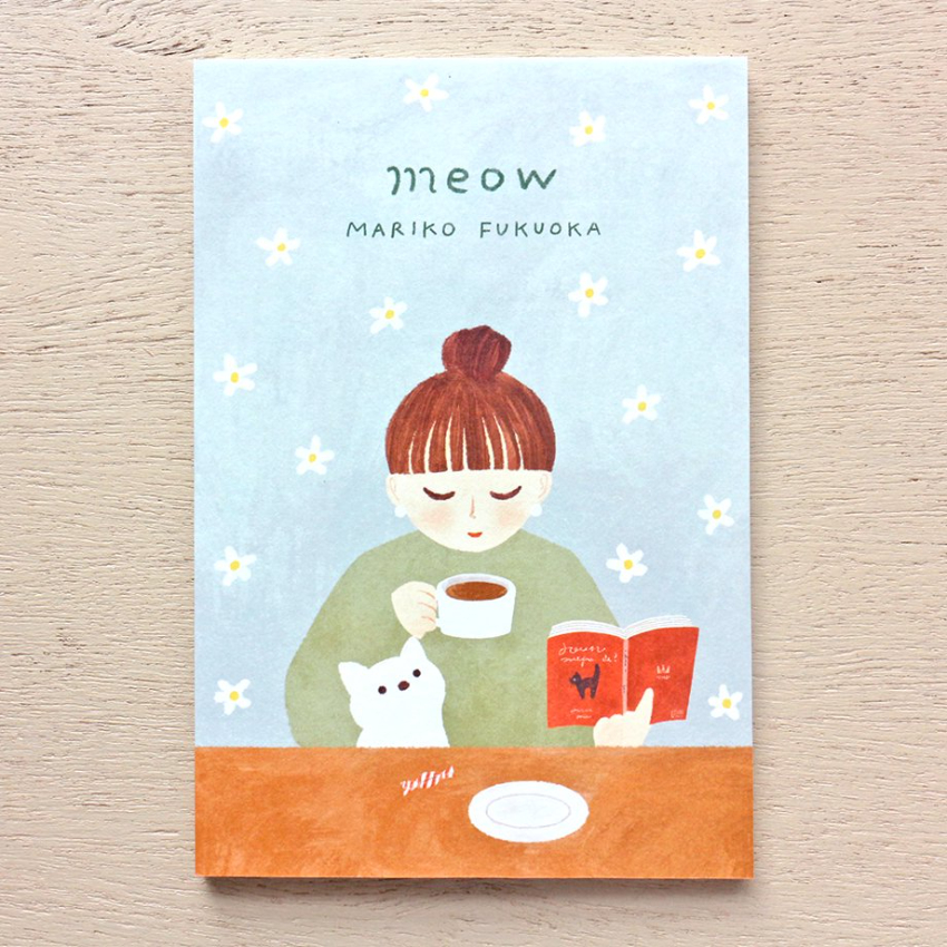 日本插畫師 福岡麻利子 明信片本: meow (10張入)