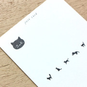 日本插畫師 福岡麻利子 明信片本: meow (10張入)