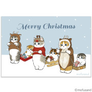 Japan mofusand Christmas Postcard: Merry Christmas