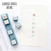 KODOMO NO KAO Pochitto Pick! Stamp: 1802-001 天氣