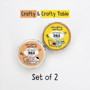 日本SAKURALALA 和紙膠帶: Gohobi Maste 365系列/ Crafty系列 2卷套裝