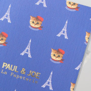 日本限定 PAUL & JOE La Papeterie 迷你筆記本 (B7 變型尺寸): 努內特在巴黎