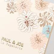 日本限定 PAUL & JOE La Papeterie 迷你筆記本 (B7 變型尺寸): 菊花/象牙