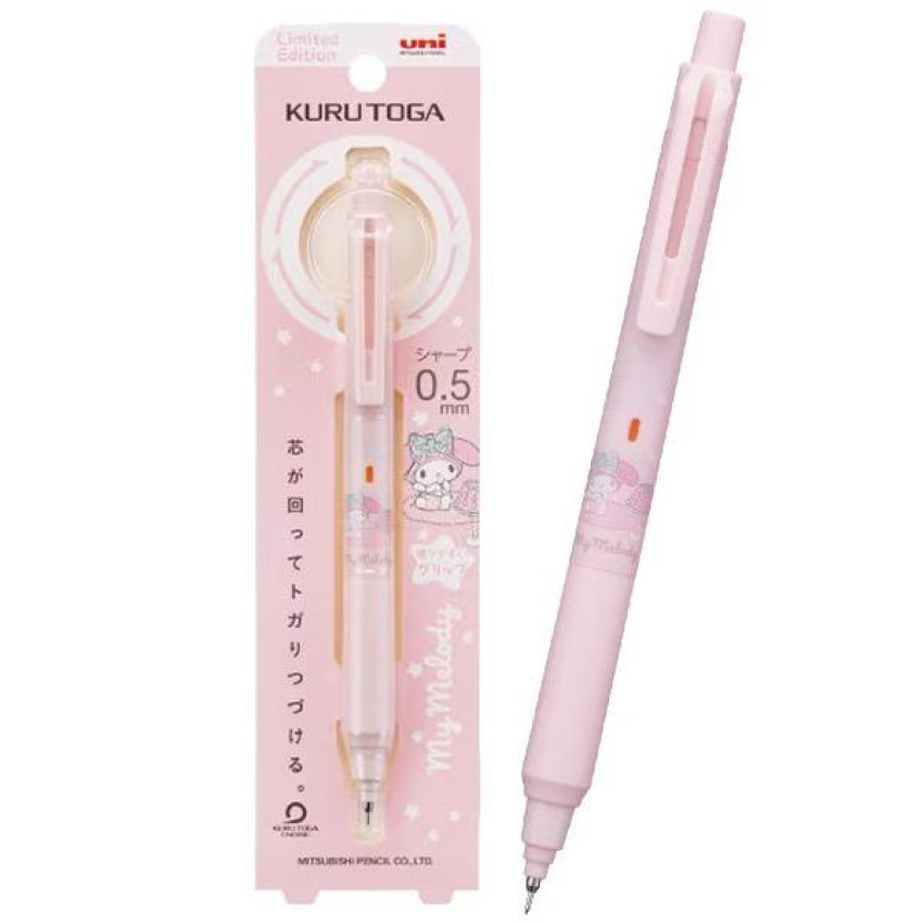 日本限定 SANRIO x MITSUBISHI PENCIL KURU TOGA 鉛芯筆 0.5mm: My Melody