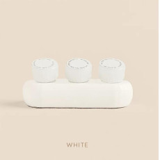 CREATIVE INK HOLDERS Inkwell Eclair 手工製3格墨水座: White