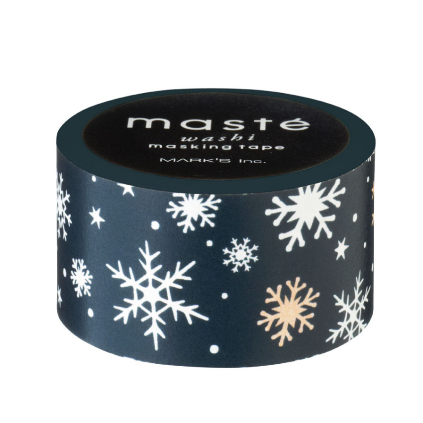 日本 maste 和紙膠帶: Christmas (Snowstar)