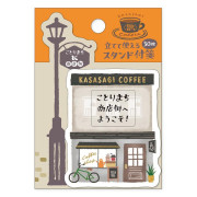 MIND WAVE 可站立式便利貼: Birdtown系列/ Coffee Shop (57721)